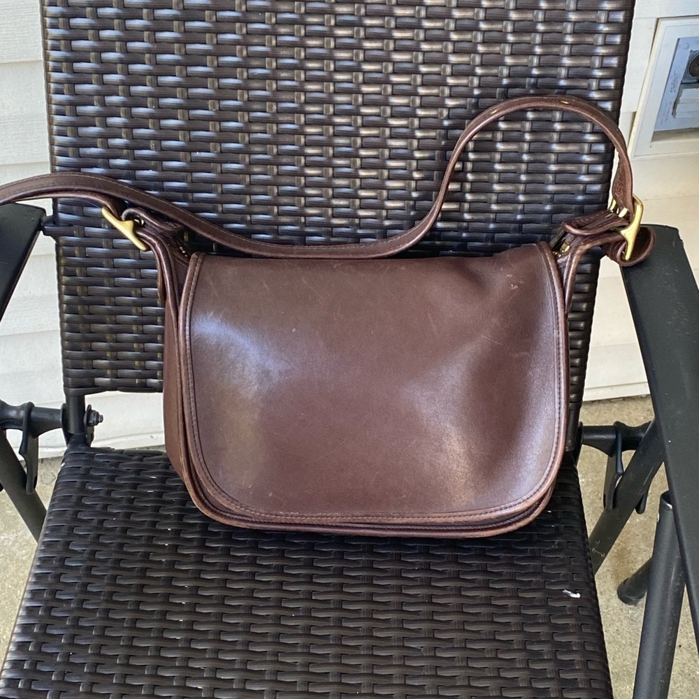 Vintage Coach 9951 Classic Shoulder Bag Leather Legacy Patricia - Picture 1 of 13